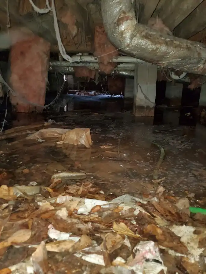 Crawl space flood assessment for Leak Detection & Repair in Augusta