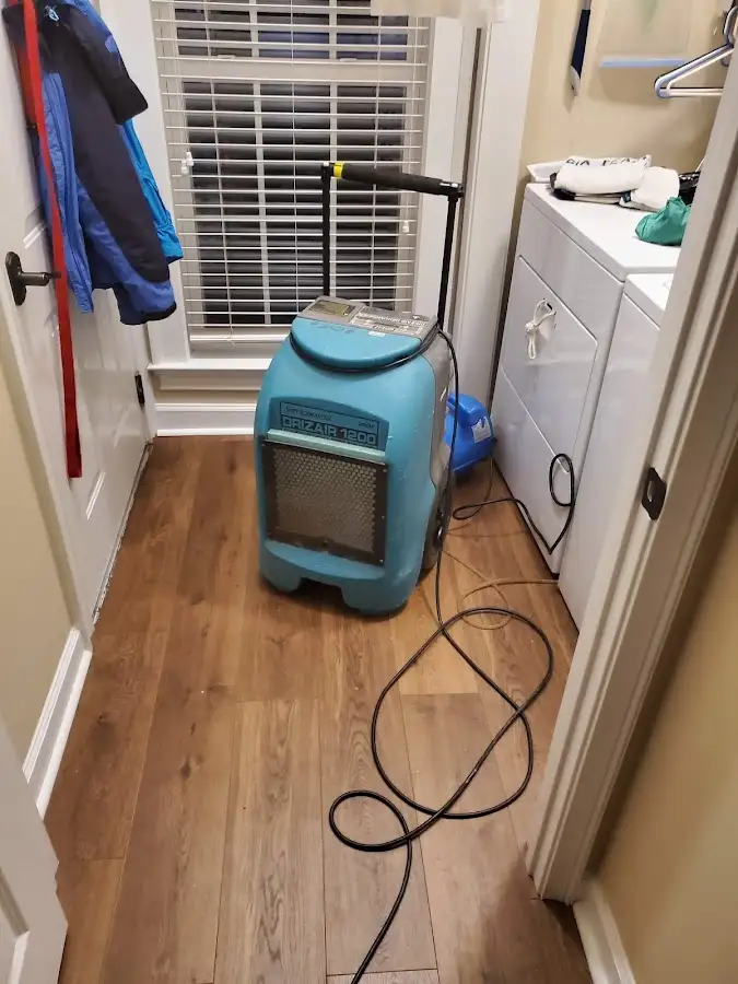 Commercial dehumidifier deployed for Flood Damage Cleanup in Augusta